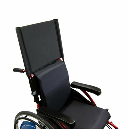 KARMAN HEALTHCARE 16 in. Backrest Extension Detachable and Height Adjustable with Clamp .88 in. KA319697